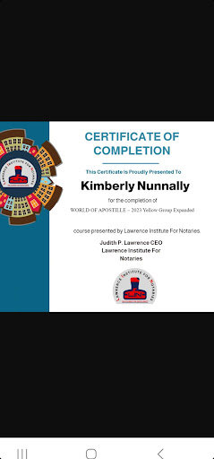 Mejor Notaría Nunn Better Notary Apostille Mobile Services