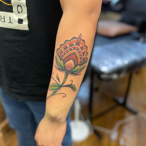 Explore armor tattoo ideas, creative tattoo ideas in Eureka Springs, available at Sailors Luck Tattoo