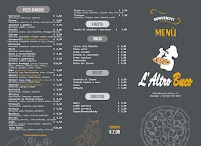 Menu / carte de L'Altro Buco à Bisceglie