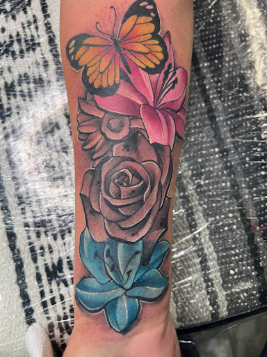 Explore tattoo half sleeve ideas male, creative tattoo ideas in Spring, available at Skin Stories Tat2