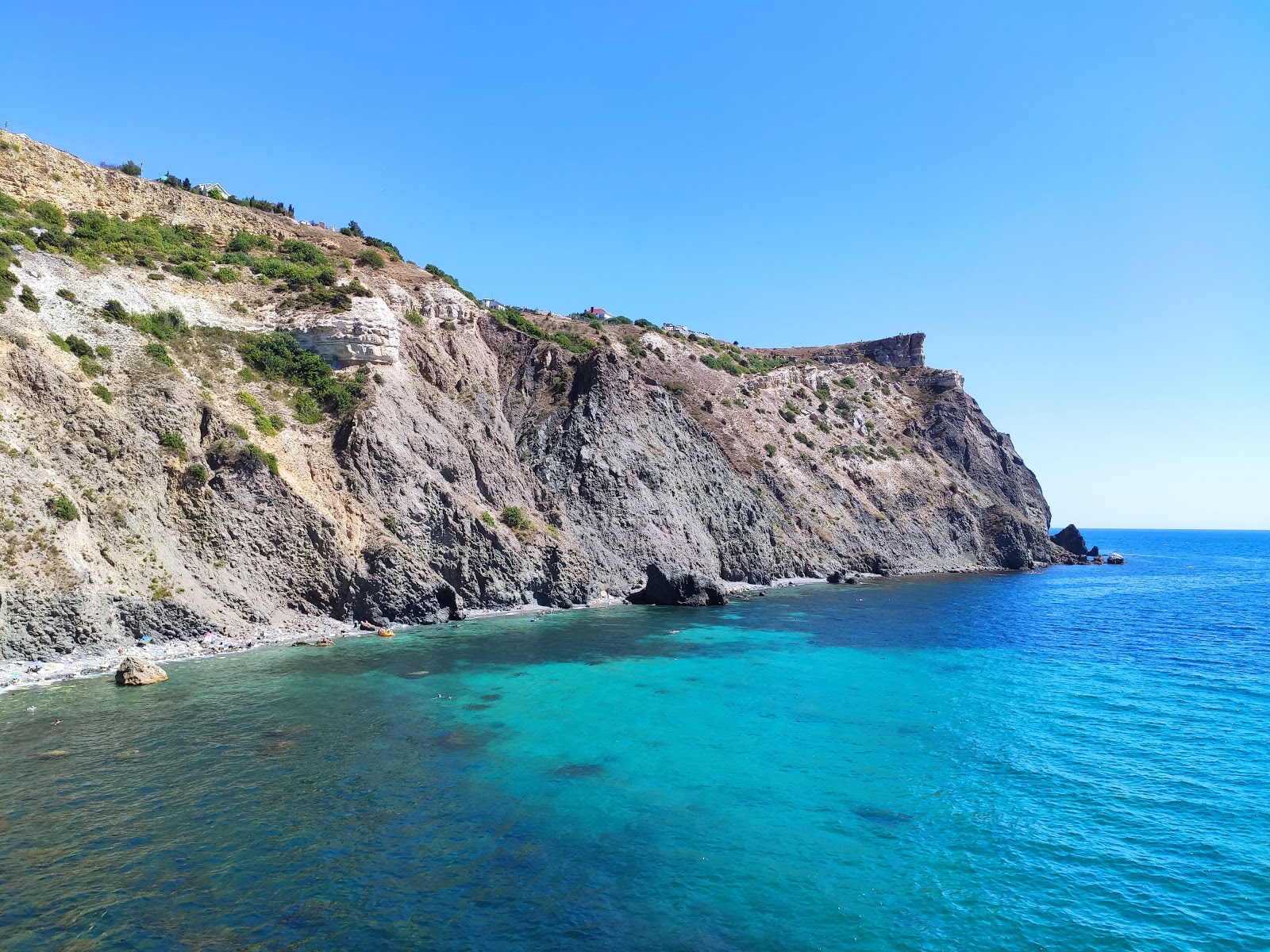 Tsarskoe Selo beach'in fotoğrafı turkuaz saf su yüzey ile