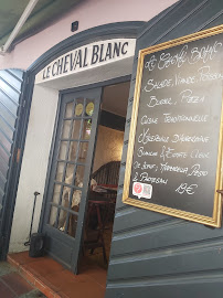 Menu du Le (Petit) Cheval Blanc à Ajaccio