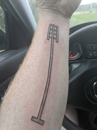 Explore volleyball tattoo ideas, creative tattoo ideas in Dripping Springs, available at Hill Country Arts Piercings And Tattoos