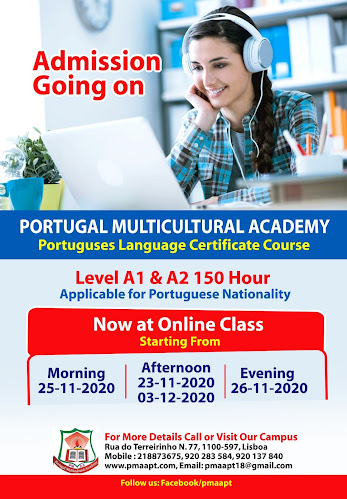 Comentários e avaliações sobre o Portugal Multicultural Academy (PMAA)