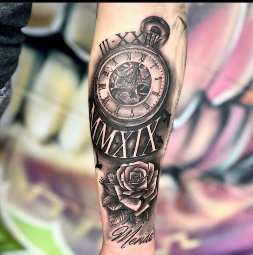 Explore greek words tattoo ideas, creative tattoo ideas in Parker, available at Sublime Colorado Body Mod And Tattoo