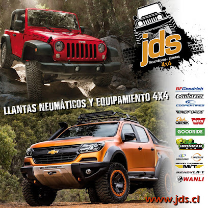 JDS | Llantas, Neumáticos, Accesorios y Equipamiento 4x4