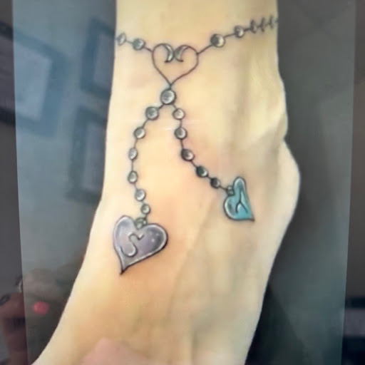 Explore mom of three tattoo ideas, creative tattoo ideas in Kingsland, available at These Colors Dont Run Tattoo & Piercing