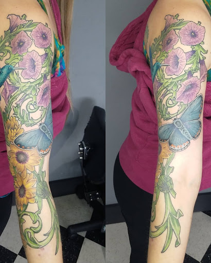 Explore mens memorial tattoo ideas, creative tattoo ideas in Eureka, available at Bohemian Tattoo