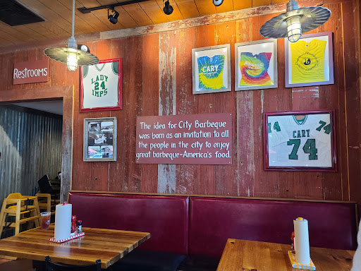 Barbecue Restaurant «City Barbeque», reviews and photos, 1305 Kildaire Farm Rd, Cary, NC 27511, USA