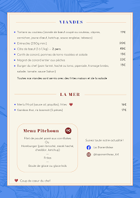 Menu / carte de La Parenthèse - Bar/Restaurant/Pizzeria à Sault-de-Navailles