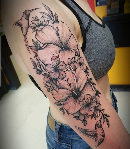 Explore men's forearm tattoo ideas, creative tattoo ideas in Abington, available at Tattoo Galaxy (Abington) Piercing and Custom Tattoos