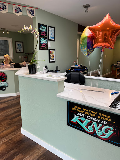 Explore patch work tattoo ideas, creative tattoo ideas in Edmonds, available at Main Street Tattoo