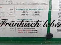 Carte du Gaststätte & Metzgerei Zu den Linden à Simmelsdorf