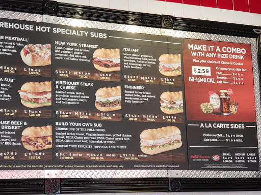 Sandwich Shop «Firehouse Subs», reviews and photos, 6020 Parker Blvd, North Richland Hills, TX 76180, USA