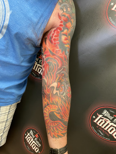 Explore crab tattoo ideas, creative tattoo ideas in Clinton, available at Ritual Custom Tattoos