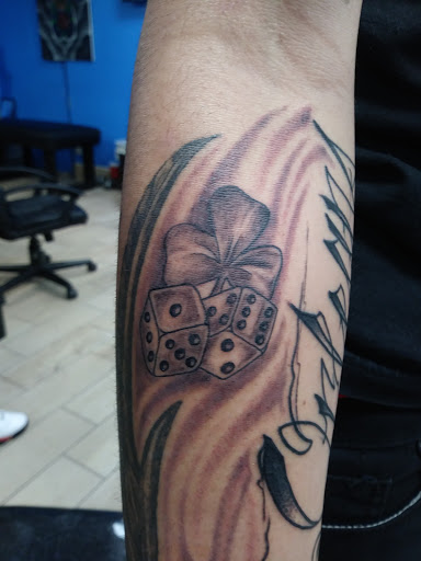 Explore aztec sleeve tattoo ideas, creative tattoo ideas in Houston, available at Orlandos Tattoo Studio