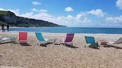 Plage Saint-Jouin'in fotoğrafı geniş bir kıyı şeridi ile birlikte