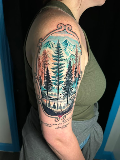 Explore heart with wings tattoo ideas, creative tattoo ideas in Tampa, available at Emphasis Tattoo