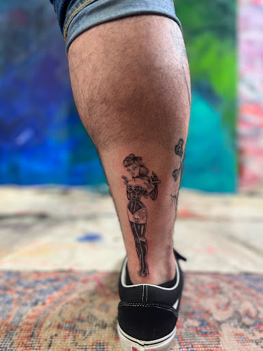 Explore fenrir tattoo ideas, creative tattoo ideas in Charlotte, available at Gilded Unicorn Tattoo Parlor