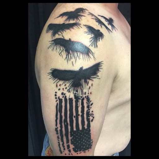 Find harley quinn and joker tattoo ideas for your next unique tattoo in Copperas Cove at Black Moon Tattoo Company