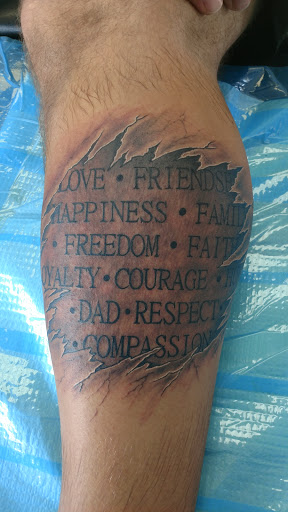 Explore karma tattoo ideas, creative tattoo ideas in Cedar Springs, available at Americas Renegade Tattoo Society