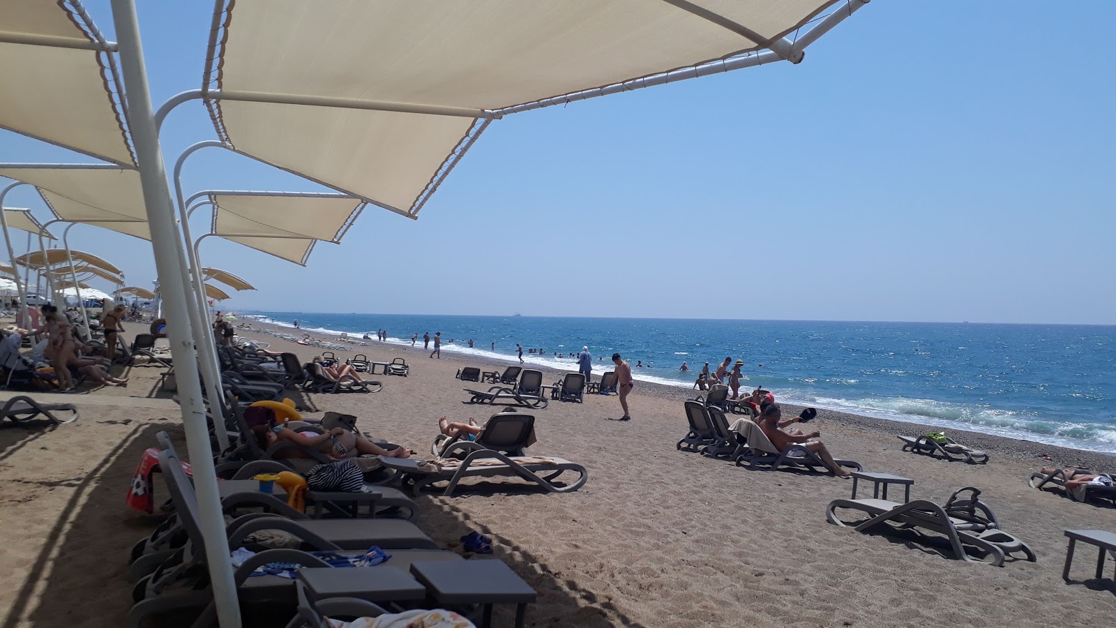 Foto von Manavgat beach II mit lange, gerade küste