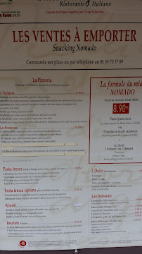 The Little Italy à Poissy menu