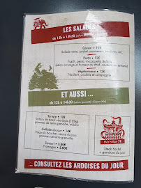 Restaurant Café de la branche à Nantes (le menu)