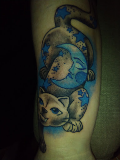 Explore barney tattoo ideas, creative tattoo ideas in Elkhart, available at Oddballs Tattoo and Piercings