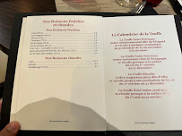 Restaurant Truffes Folies à Paris (la carte)