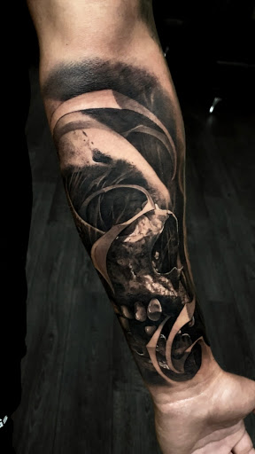 Explore tattoo ideas for aquarius, creative tattoo ideas in Hollywood, available at Sacred Eye Tattoos