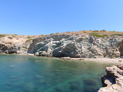 Photo de Kape Sounio Nudist Beach avec un niveau de propreté de très propre