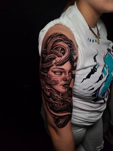 Explore mountain man tattoo ideas, creative tattoo ideas in Miami, available at Inkaholik Tattoos
