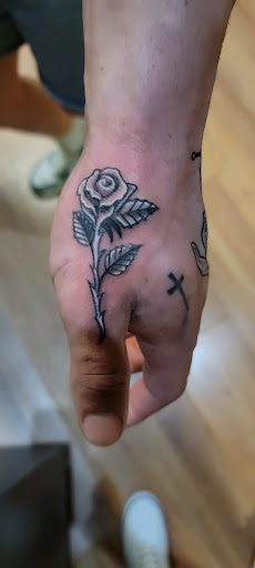 Explore tattoo ideas for men leg, creative tattoo ideas in West Chester, available at Liberty Bell Tattoo and Piercing
