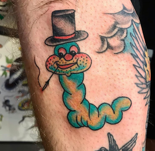 Explore tattoo ideas on the side, creative tattoo ideas in Kansas City, available at Grimm Tattoo and Bert Grimm Museum