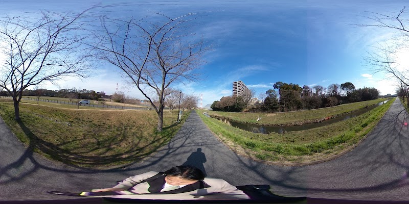 大堀川リバーサイドパーク(遊歩道)東端