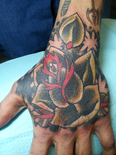 Explore chest piece tattoo ideas for women, creative tattoo ideas in Saint Petersburg, available at Lucky You Tattoo