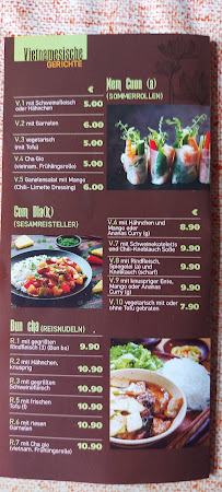 Asia Haus à Gronau menu