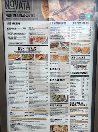 Menu / carte de Novata à Sainte-Geneviève-des-Bois