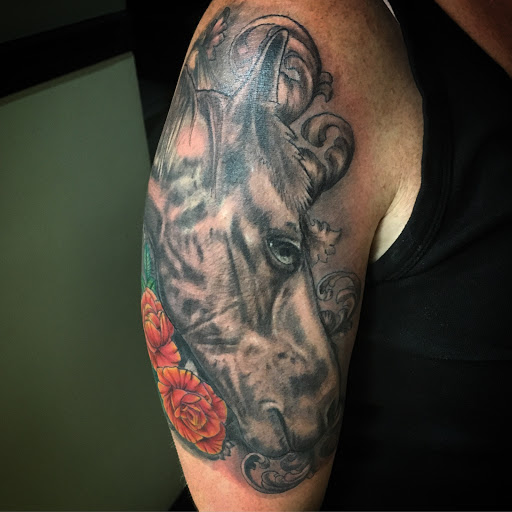 Explore unicorn tattoo ideas, creative tattoo ideas in Cape Canaveral, available at Neo Ronin Dojo