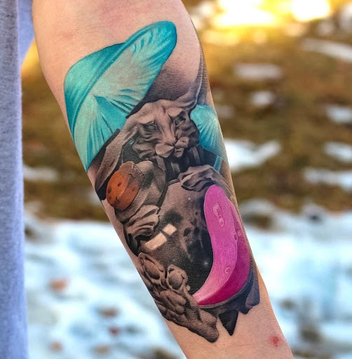 Explore knights templar tattoo ideas, creative tattoo ideas in Roselle, available at Atmosphere Tattoo Gallery - Roselle