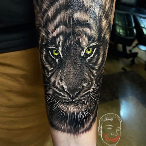 Explore drug tattoo ideas, creative tattoo ideas in Oklahoma City, available at Oklahoma Tattoo Collective