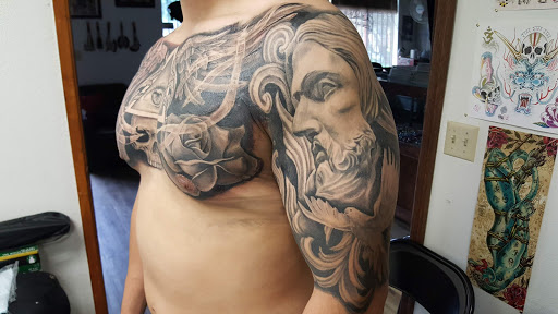 Find boob tattoo idea for your next unique tattoo in Fresno at Happy Client Tattoo