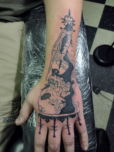 Explore stencil tattoo ideas, creative tattoo ideas in Owosso, available at Twisted ink tattoo