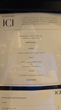 Restaurant Restaurant ICI à Nantes - menu / carte