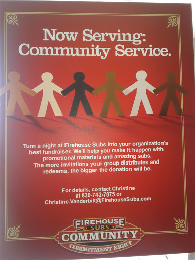 Sandwich Shop «Firehouse Subs», reviews and photos, 15892 South La Grange Road, Orland Park, IL 60462, USA
