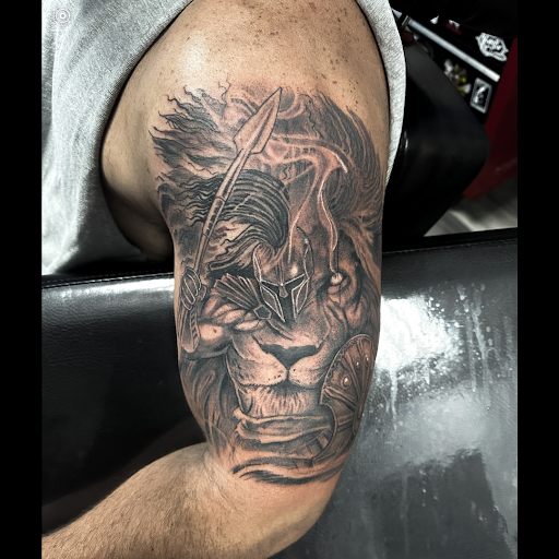 Explore christ tattoo ideas, creative tattoo ideas in Monroe, available at Skin City Tattoo Studio