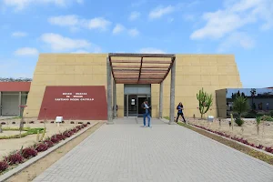 Museum ticket office and Huaca image