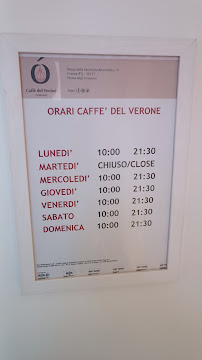 Caffè del Verone à Florence menu