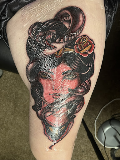 Explore above eyebrow tattoo ideas, creative tattoo ideas in Granite City, available at Capolavoro Tattoo Studio